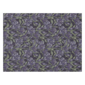 Elegantes, blumengeschmücktes Wasserfarbenmuster Tischdecke (Vorderseite (Horizontal))