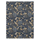 Elegantes, blumengeschmücktes Wasserfarbenmuster Tischdecke (Vorderseite)