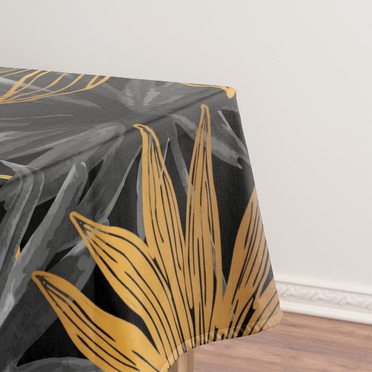 Elegantes, blumengeschmücktes Wasserfarbenmuster Tischdecke