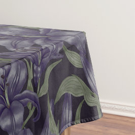 Elegantes, blumengeschmücktes Wasserfarbenmuster Tischdecke