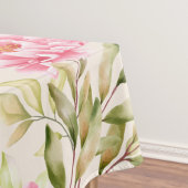 Elegantes, blumengeschmücktes Wasserfarbenmuster Tischdecke