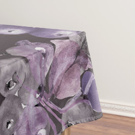 Elegantes, blumengeschmücktes Wasserfarbenmuster Tischdecke