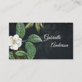 Elegantes Blumengespräch/ Visitenkarte