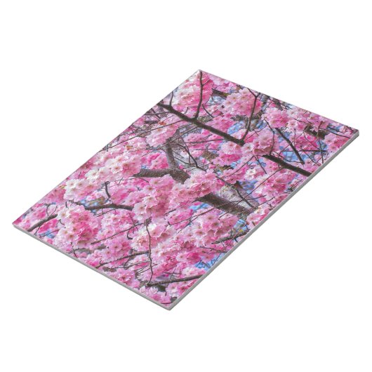 Elegantes Blumengestationdesign Notizblock (angewinkelt)