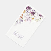 Elegantes Blumenhandtuch Serviette (Ecke)