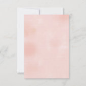 Elegantes Blumenkleid Quinceanera UAWG Einladung (Rückseite)