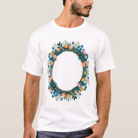 Elegantes Blumenkranz-Rahmenmuster