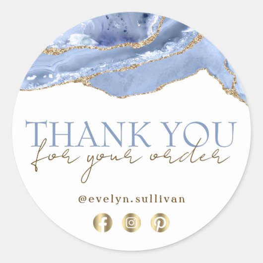 Elegantes Blumenmagazin dank Aufkleber (Vorderseite)