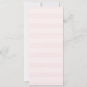 Elegantes Blumenmenü am Muttertag Einladung (Rückseite)