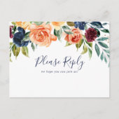 Elegantes Blumenmenü - UAWG Postkarte (Vorderseite)