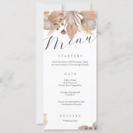 Elegantes Blumenmenü vom Herbst