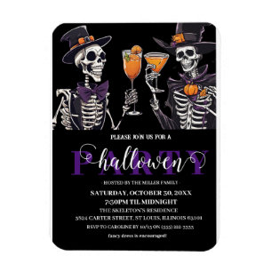 Elegantes Blumenmoor Erwachsene Halloween-Party Ei Magnet