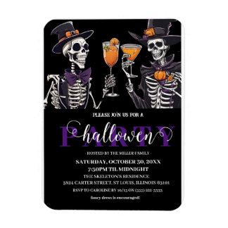 Elegantes Blumenmoor Erwachsene Halloween-Party Ei Magnet