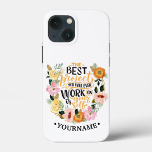 Elegantes Blumenmotivationsangebot Case-Mate iPhone Hülle