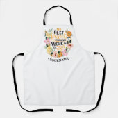 Elegantes Blumenmotivationsangebot Schürze (Vorderseite)