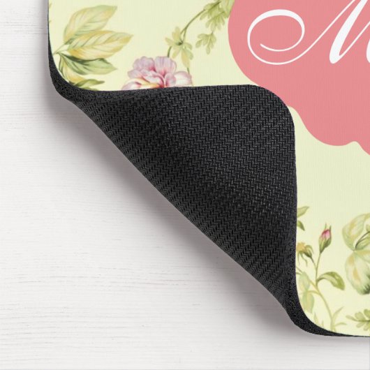 Elegantes Blumenmousepad Mousepad (Ecke)