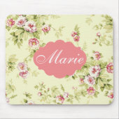 Elegantes Blumenmousepad Mousepad (Vorne)