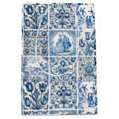 Elegantes Blumenmuseum Mittlere Geschenktüte (Vorderseite)