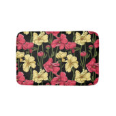 Elegantes Blumenmuster 2 Badematte (Vorderseite)
