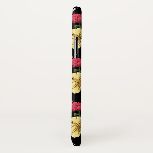 Elegantes Blumenmuster 2 Case-Mate iPhone Hülle (Hinten/Rechts)