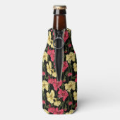 Elegantes Blumenmuster 2 Flaschenkühler (Flasche Rückseite)