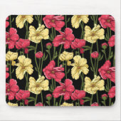 Elegantes Blumenmuster 2 Mousepad (Vorne)