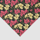 Elegantes Blumenmuster 2 Seidenpapier (Ausschnitt)