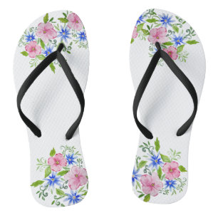 Elegantes Blumenmuster Badesandalen