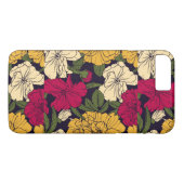 Elegantes Blumenmuster Case-Mate iPhone Hülle (Rückseite (Horizontal))