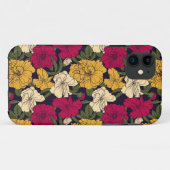 Elegantes Blumenmuster Case-Mate iPhone Hülle (Rückseite (Horizontal))