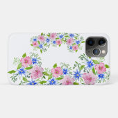 Elegantes Blumenmuster Case-Mate iPhone Hülle (Rückseite (Horizontal))