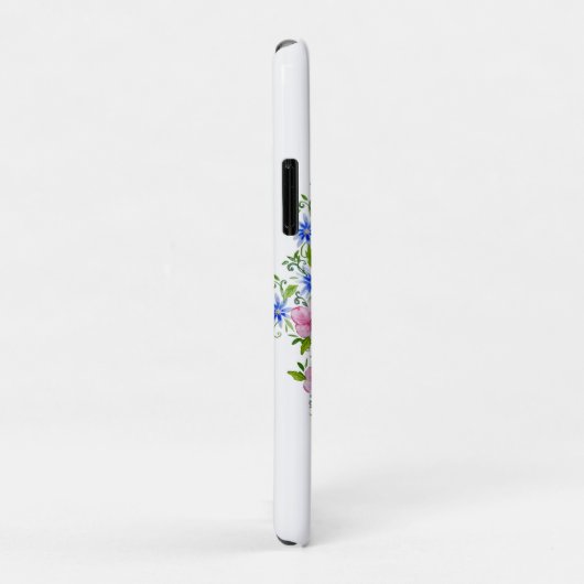 Elegantes Blumenmuster Case-Mate iPhone Hülle (Hinten/Rechts)