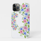 Elegantes Blumenmuster Case-Mate iPhone Hülle (Rückseite)