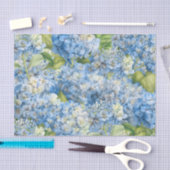 Elegantes Blumenmuster-Dekor Seidenpapier (Handwerk)