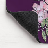 Elegantes Blumenmuster der empfindlichen Mousepad (Ecke)