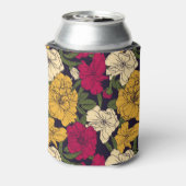 Elegantes Blumenmuster Dosenkühler (Kanne Rückseite)