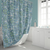 Elegantes Blumenmuster Duschvorhang