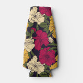 Elegantes Blumenmuster Flaschenkühler (Vorderseite)