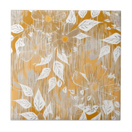 Elegantes Blumenmuster. Fliese