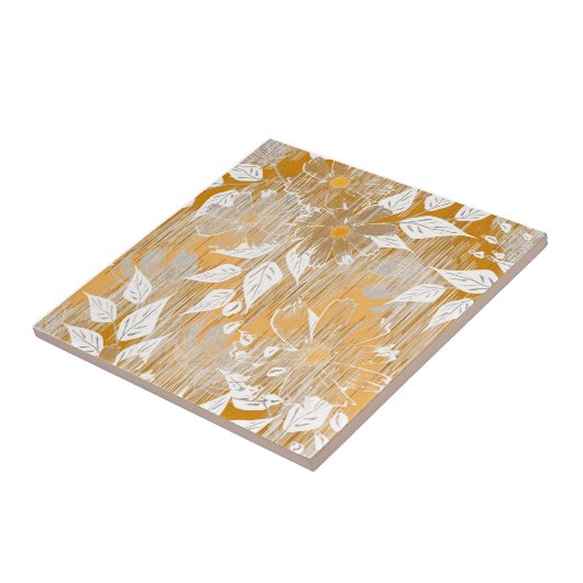 Elegantes Blumenmuster. Fliese (Seite)