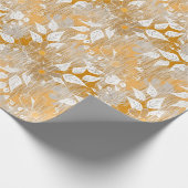 Elegantes Blumenmuster. Geschenkpapier (Ecke)