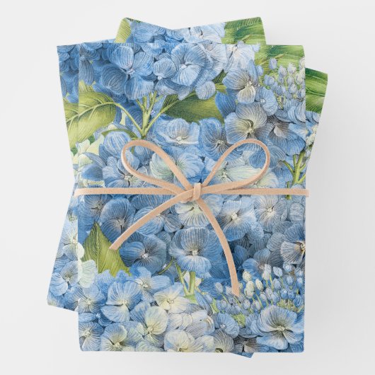 Elegantes Blumenmuster Geschenkpapier Set (Beispiel)