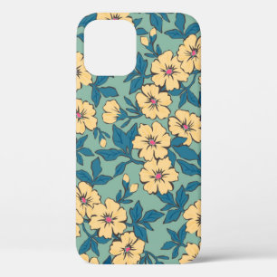 Elegantes Blumenmuster in kleiner Hand gezeichnet Case-Mate iPhone Hülle