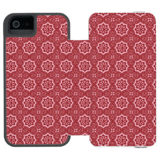 Elegantes Blumenmuster Incipio Watson™ iPhone 5 Geldbörsen Hülle