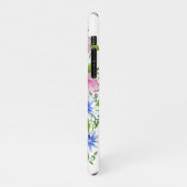 Elegantes Blumenmuster iPhone Hülle (Linke Seite)