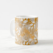 Elegantes Blumenmuster. Kaffeetasse (Vorderseite Links)