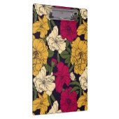 Elegantes Blumenmuster Klemmbrett (Rechts)
