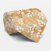 Elegantes Blumenmuster. Krawatte (Gerollt)