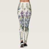 Elegantes Blumenmuster Leggings (Rückseite)