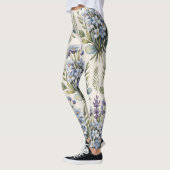 Elegantes Blumenmuster Leggings (Links)